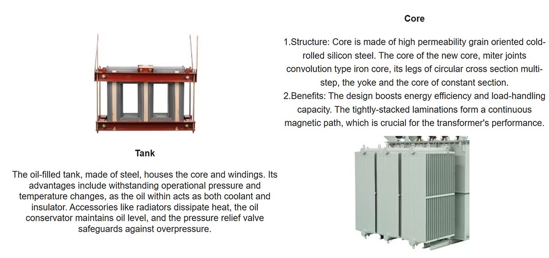 3-Phase Oil Immersed Type Power Transformer